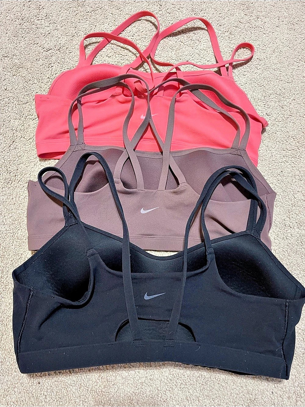 Nike Zenvy Dri-Fit Sports Bra 3-Pack size XL